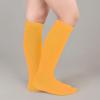imageAmerican Trends Kids Child Athletic Socks Striped Knee High Tube Soccer Socks Baseball Softball Socks for Toddler Girls1 Pack Solid Orange