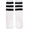 imageAmerican Trends Kids Child Athletic Socks Striped Knee High Tube Soccer Socks Baseball Softball Socks for Toddler Girls1 Pack White Black