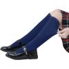 imageAmerican Trends Kids Knee High Socks Boys Girls School Uniform Dress Socks Toddler Long Tube Seamless Knit Socks 3 Pack3 Pack Navy
