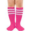 imageAmerican Trends Kids Toddler Soccer Socks Stripes Uniform Knee High Tube Long Youth Soccer Baseball Socks for Boys Girls4 Mixpack I