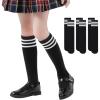 3 Pack Black White Stripes