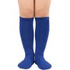 imageAmerican Trends Toddler Baseball Socks Soccer Socks Kids Athletic Tube Socks Girls Boys Softball Socks Youth Knee High Socks1 Pack Pure Royal Blue