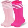 2 Pack Pink Rose White