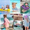 imageAmerican Trends Girls Rash Guard UPF 50 Long Sleeve UV Protection Shirts for Girls  Lightweight Quick Dry Sun Shirts 516TLight Blue