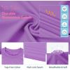 imageAmerican Trends Girls Rash Guard UPF 50 Long Sleeve UV Protection Shirts for Girls  Lightweight Quick Dry Sun Shirts 516TPurple