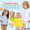 imageAmerican Trends Kids Rash Guard UPF 50 Sun Protection Rashguard for Outdoor Athletic  Long Sleeve Sun Shirts 29TLight Blue