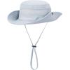 imageKids Sun Hat Outdoor UPF 50 Sun Hats Wide Brim Kids Bucket Hat Fishing Hat 512 Years1 Pack Light Grey