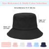 imageToddler Sun Hat Sun Protection Kids Bucket Hat Toddler Beach Hats for Girls Boys Swim CapBlack