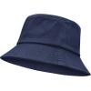 imageToddler Sun Hat Sun Protection Kids Bucket Hat Toddler Beach Hats for Girls Boys Swim CapNavy Bule