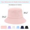 imageToddler Sun Hat Sun Protection Kids Bucket Hat Toddler Beach Hats for Girls Boys Swim CapPink