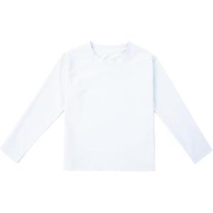 imageAmerican Trends Kids Rash Guard UPF 50 Sun Protection Rashguard for Outdoor Athletic  Long Sleeve Sun Shirts 29TWhite