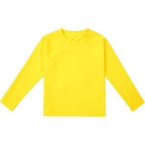 imageAmerican Trends Kids Rash Guard UPF 50 Sun Protection Rashguard for Outdoor Athletic  Long Sleeve Sun Shirts 29TYellow