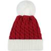 imageAmerican Trends Baby Beanie Hat Double Pom Pom Toddler Beanies Knit Infant Winter Hat Caps for Boys GirlsChristmasred