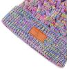 imageAmerican Trends Baby Beanie Hat Double Pom Pom Toddler Beanies Knit Infant Winter Hat Caps for Boys GirlsMulticolor