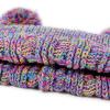 imageAmerican Trends Baby Beanie Hat Double Pom Pom Toddler Beanies Knit Infant Winter Hat Caps for Boys GirlsMulticolor