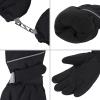 imageAmerican Trends Kids Waterproof Winter Gloves Warm Snow Gloves Boys Girls Ski Gloves Toddler Mittens WindproofBlack