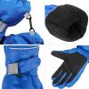 imageAmerican Trends Kids Waterproof Winter Gloves Warm Snow Gloves Boys Girls Ski Gloves Toddler Mittens WindproofBlue