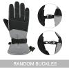 imageAmerican Trends Kids Waterproof Winter Gloves Warm Snow Gloves Boys Girls Ski Gloves Toddler Mittens WindproofZ Black Grey