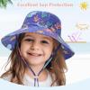imageBaby Sun Hat Toddler Summer UPF 50 Sun Protection Baby Boy Girls Hats Beach Hats Wide Brim Adjustable Bucket Hat1 Pack Purple
