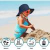 imageBaby Sun Hat Toddler Summer UPF 50 Sun Protection Baby Boy Girls Hats Beach Hats Wide Brim Adjustable Bucket HatA 1 Blue