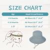 imageBaby Sun Hat Toddler Summer UPF 50 Sun Protection Baby Boy Girls Hats Beach Hats Wide Brim Adjustable Bucket HatA 1 Gray