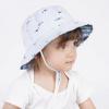 imageBaby Sun Hat Toddler Summer UPF 50 Sun Protection Baby Boy Girls Hats Beach Hats Wide Brim Adjustable Bucket HatB Bule