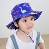 imageBaby Sun Hat Toddler Summer UPF 50 Sun Protection Baby Boy Girls Hats Beach Hats Wide Brim Adjustable Bucket HatB Navy Dinosaur