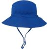 imageBaby Sun Hat UPF 50 Wide Brim Sun Protection Baby Bucket Hat Toddler Summer Hat for Boy GirlsA 2 Pack Gray  Blue