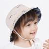imageBaby Sun Hat UPF 50 Wide Brim Sun Protection Baby Bucket Hat Toddler Summer Hat for Boy GirlsB 2 Pack Beige  Blue