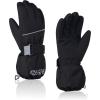imageAmerican Trends Kids Waterproof Winter Gloves Warm Snow Gloves Boys Girls Ski Gloves Toddler Mittens WindproofBlack