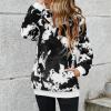 imageAmerican Trends Oversized Sweatshirts for Women Athletic Womens Sherpa Hoodie Fluffy Womens Hoodies Pullover with PocketsBlack Cow Print