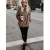 imageAmerican Trends Oversized Sweatshirts for Women Athletic Womens Sherpa Hoodie Fluffy Womens Hoodies Pullover with PocketsNavy