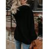 imageAmerican Trends Womens Athletic Fuzzy Hoodies Sherpa Pullover Hoodie for Women Zip Oversized Plush Hoodie with PocketsBlack