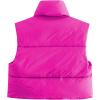 imageAmerican Trends Womens Winter Crop Vest Sleeveless Puffer Vests for Women Jacket Outwear CoatHot Pink