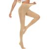 imageAmerican Trends Adult Tights for Women Opaque Run Resistant Plus Size Pantyhose High Waisted 80sSkin