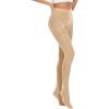 imageAmerican Trends Adult Tights for Women Opaque Run Resistant Plus Size Pantyhose High Waisted 80sSkin