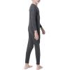 imageAmerican Trends Kids Thermal Underwear Set Ultra Soft Kids Long Johns Sets Toddler Base Layer for Boys GirlsGray