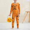 imageAmerican Trends Kids Thermal Underwear Set Ultra Soft Kids Long Johns Sets Toddler Base Layer for Boys GirlsOrange Bat