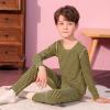 imageAmerican Trends Kids Thermal Underwear Set Ultra Soft Kids Long Johns Sets Toddler Base Layer for Boys GirlsYellow