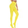 imageAmerican Trends Tights for Women Semi Opaque Pantyhose Womens Run Resistant Tights Hight Waist 80D StockingsBright Yellow