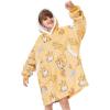 imageAmerican Trends Wearable Blanket Hoodie Oversized Sherpa Warm Hoodie Blanket Thick Sweatshirt Gift for Women Men GirlsCorgi
