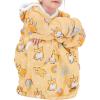 imageAmerican Trends Wearable Blanket Hoodie Oversized Sherpa Warm Hoodie Blanket Thick Sweatshirt Gift for Women Men GirlsCorgi