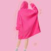 imageAmerican Trends Wearable Blanket Hoodie Oversized Sherpa Warm Hoodie Blanket Thick Sweatshirt Gift for Women Men GirlsHot Pink