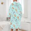 imageAmerican Trends Wearable Blanket Hoodie Oversized Sherpa Warm Hoodie Blanket Thick Sweatshirt Gift for Women Men GirlsKitty