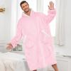 imageAmerican Trends Wearable Blanket Hoodie Oversized Sherpa Warm Hoodie Blanket Thick Sweatshirt Gift for Women Men GirlsPink