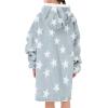 imageAmerican Trends Wearable Blanket Hoodie Oversized Sherpa Warm Hoodie Blanket Thick Sweatshirt Gift for Women Men GirlsPrintedstars