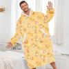 imageAmerican Trends Wearable Blanket Hoodie Oversized Sherpa Warm Hoodie Blanket Thick Sweatshirt Gift for Women Men GirlsPuppy