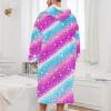 imageAmerican Trends Wearable Blanket Hoodie Oversized Sherpa Warm Hoodie Blanket Thick Sweatshirt Gift for Women Men GirlsStars