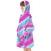 imageAmerican Trends Wearable Blanket Hoodie Oversized Sherpa Warm Hoodie Blanket Thick Sweatshirt Gift for Women Men GirlsStars