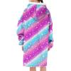 imageAmerican Trends Wearable Blanket Hoodie Oversized Sherpa Warm Hoodie Blanket Thick Sweatshirt Gift for Women Men GirlsStars
